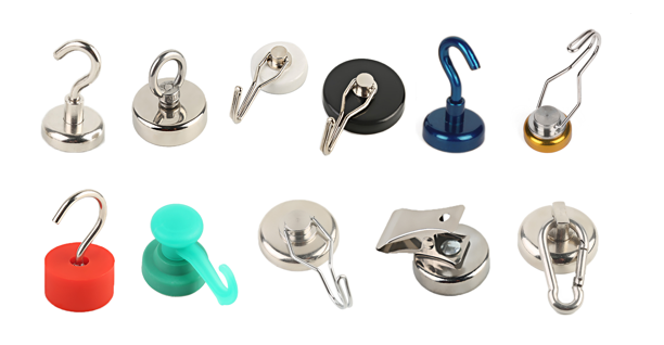 Industrial magnetic hooks