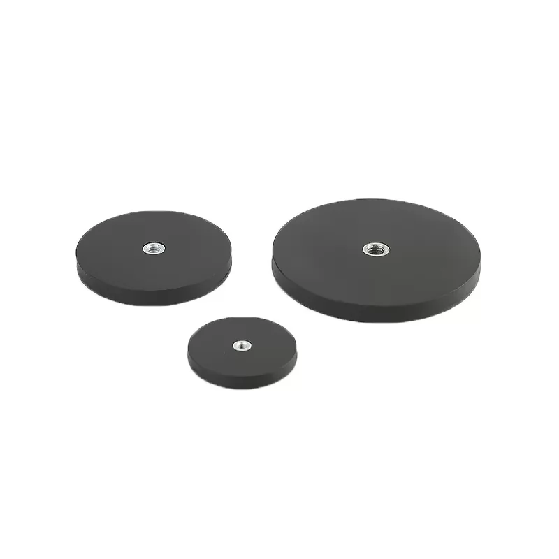 pot magnet with rubber cover