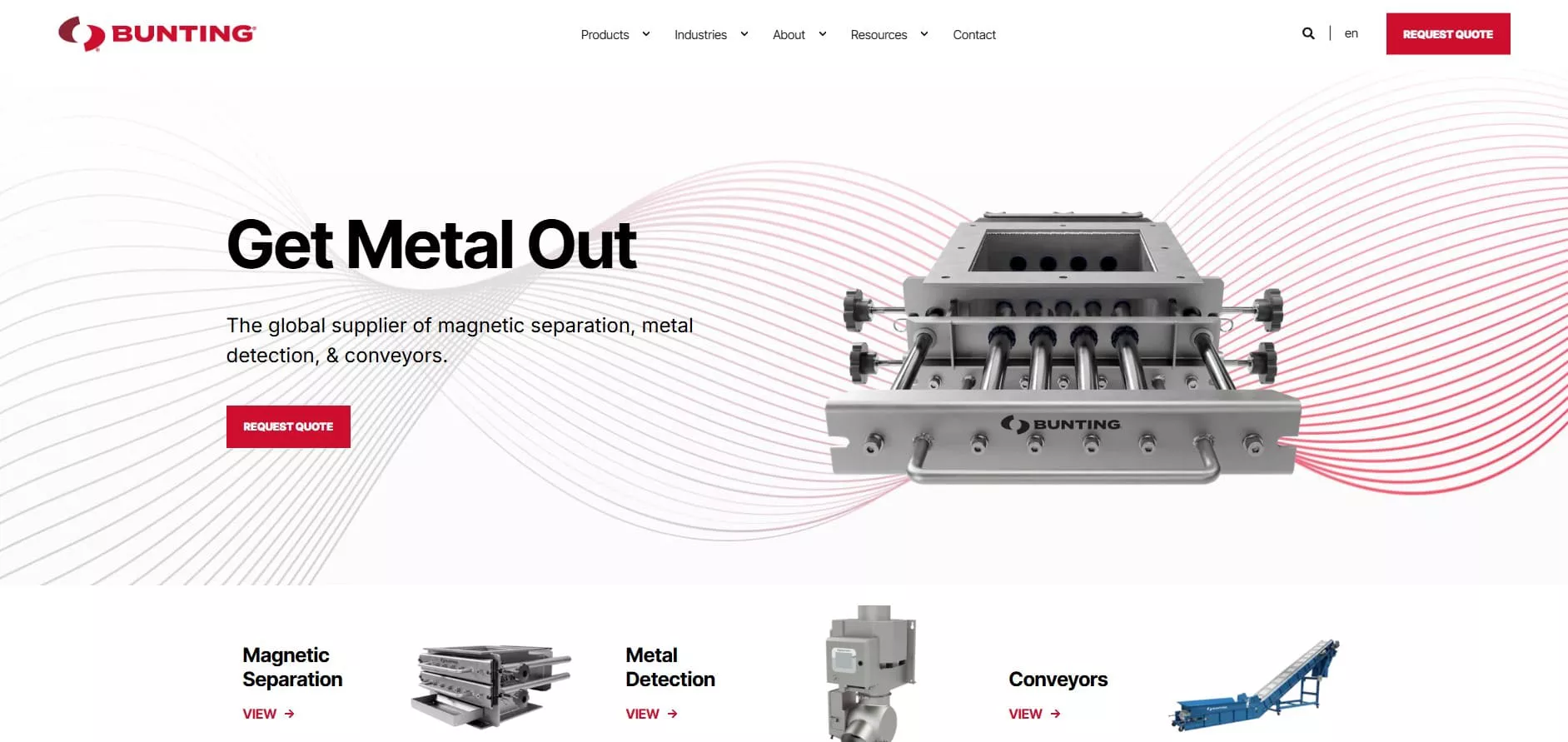 Bunting Magnetics Separation Equipment