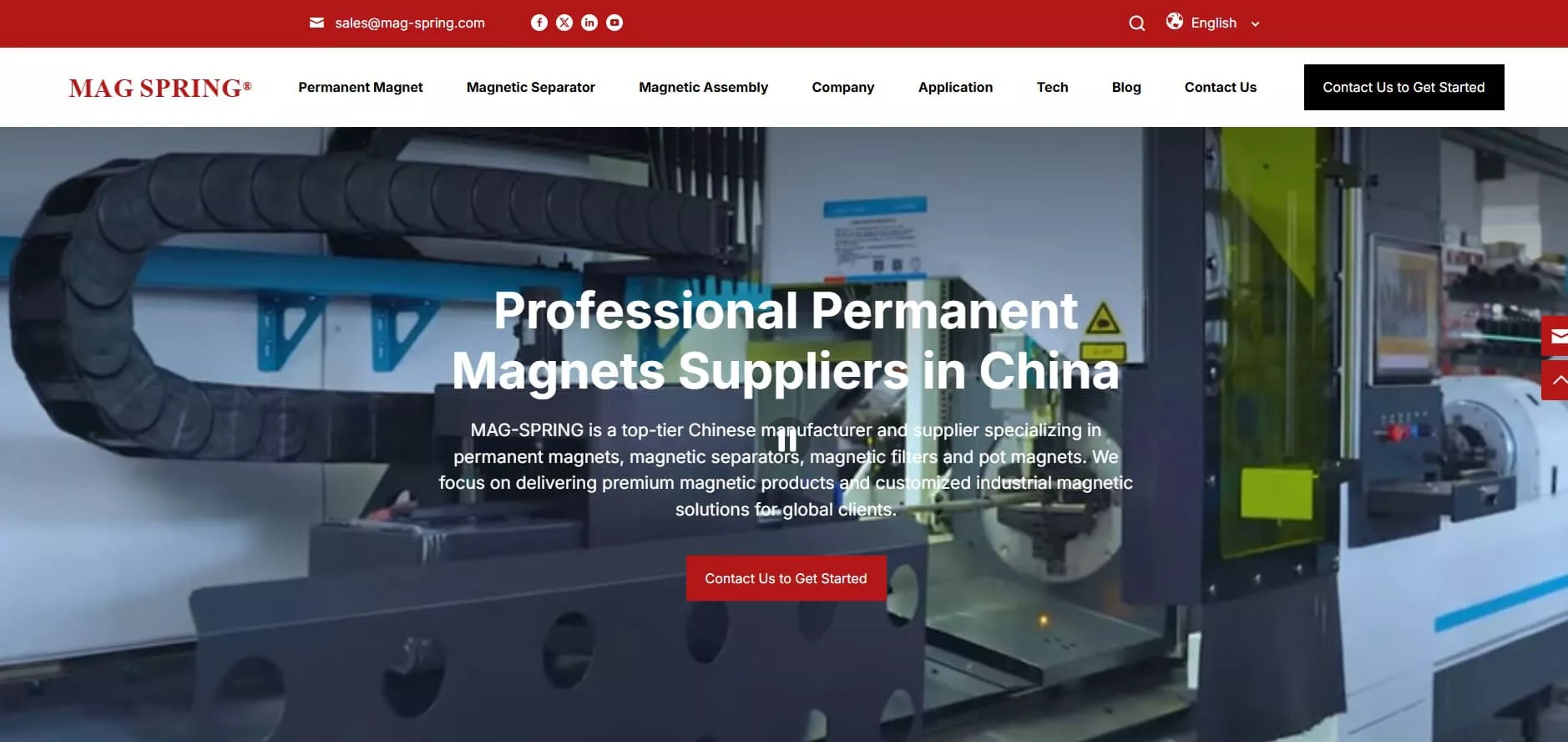 Mag Spring Custom Magnetic Separators and Assemblies