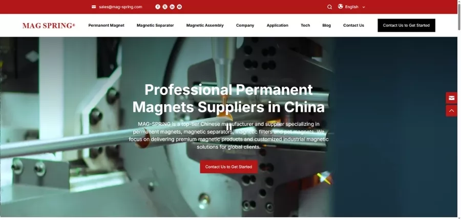 MAG SPRING Eddy Current Separator